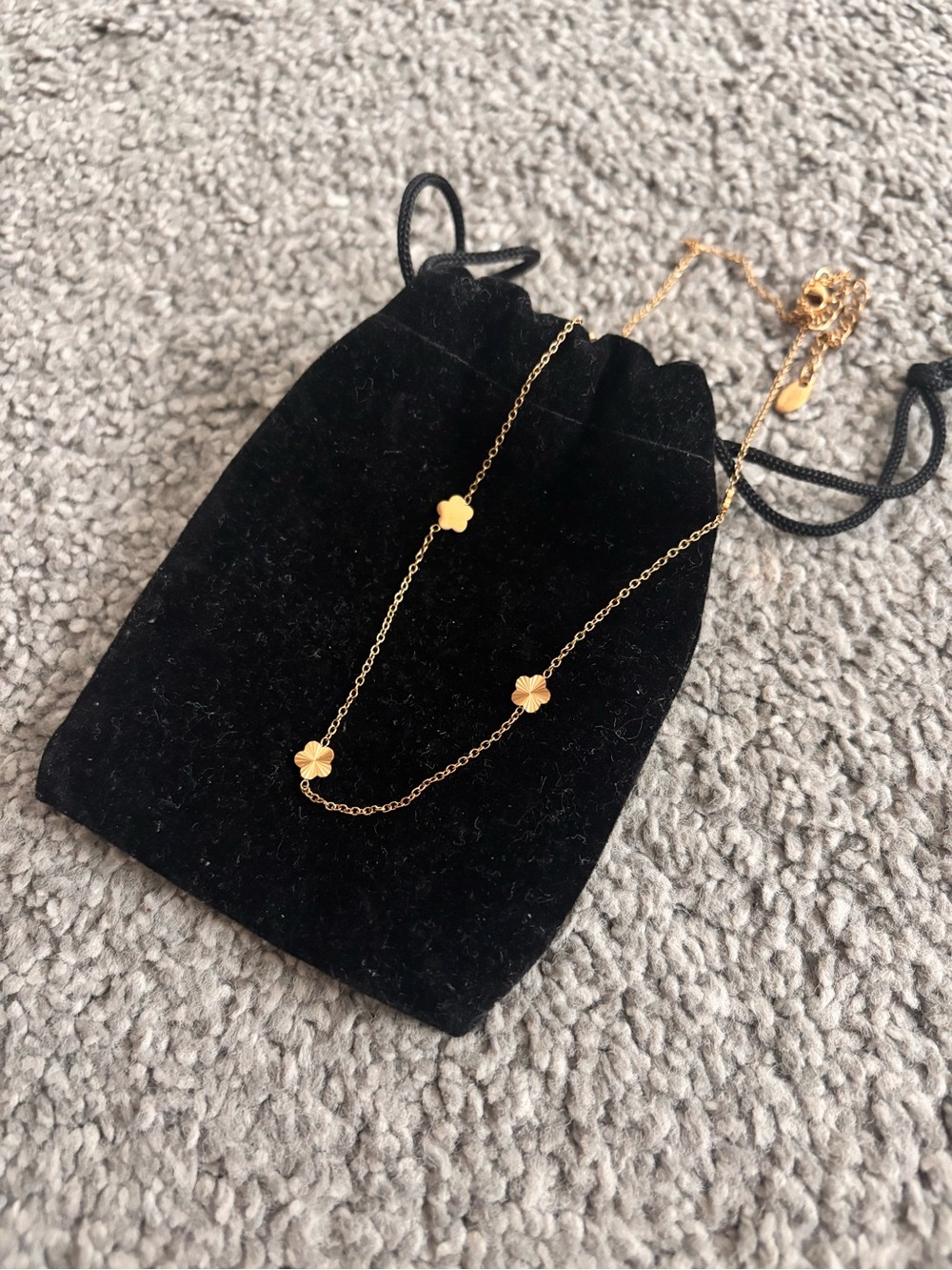 3/$45 Beautiful Earth Boutique Gold Four-Leaf Clover Necklace - Women Jewelry